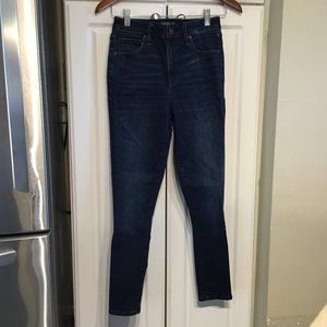 Abercrombie & Fitch High Rise Super Skinny Curve Love Ankle Jeans